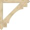 Ekena Millwork Merced Arts & Crafts Rough Sawn Bracket, Douglas Fir, 4"W x 44"D x 44"H BKT04X44X44MRC03RDF - alternate 3